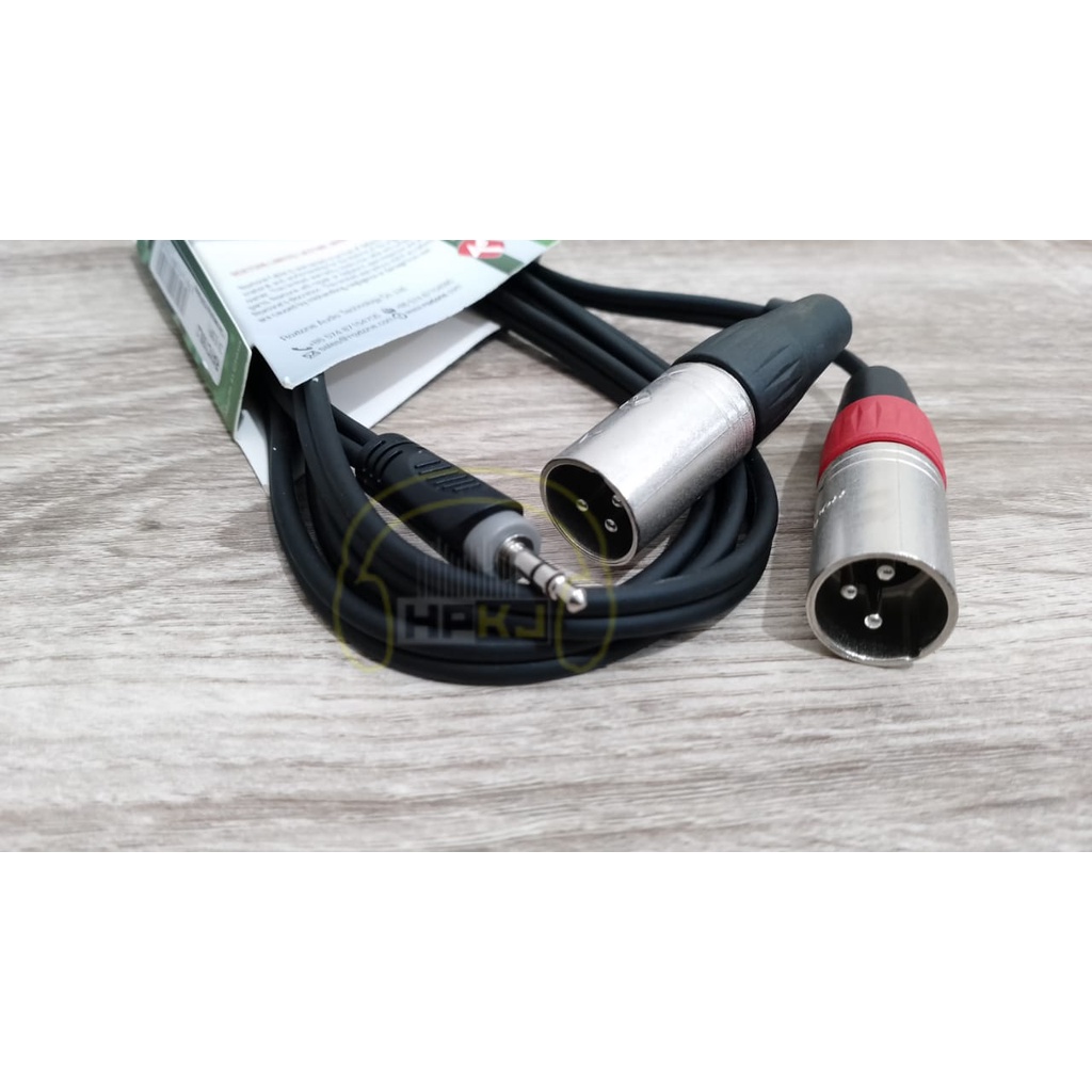 KABEL HP TO CANON ROXTONE Kabel Mini Stereo 3.5mm To Canon Male XLR ROXTONE