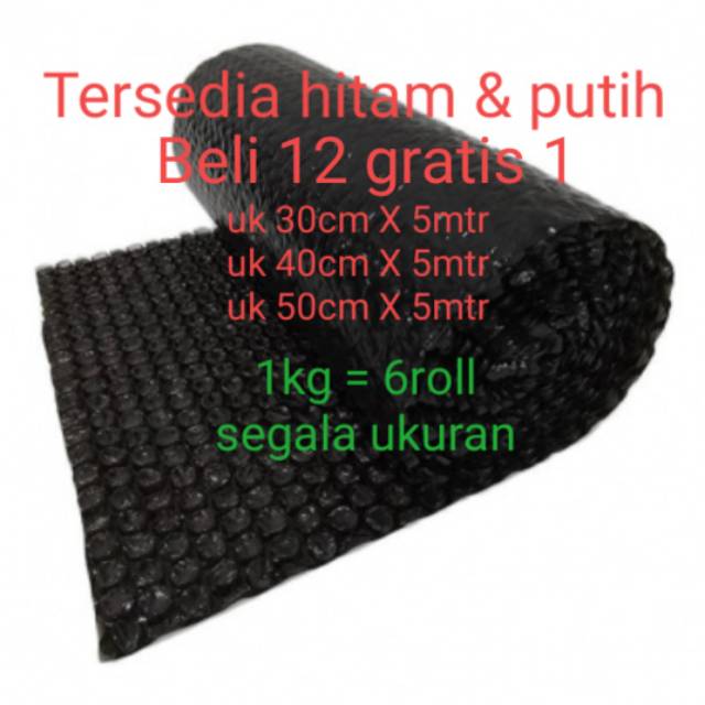 Bubble Wrap 30cm/40cm/50cm X 5mtr atau 10mtr