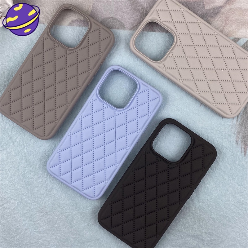 Lilac Casing Silikon Anti Jatuh Untuk IPhone X XR XS MAX 11 12 13 Pro MAX