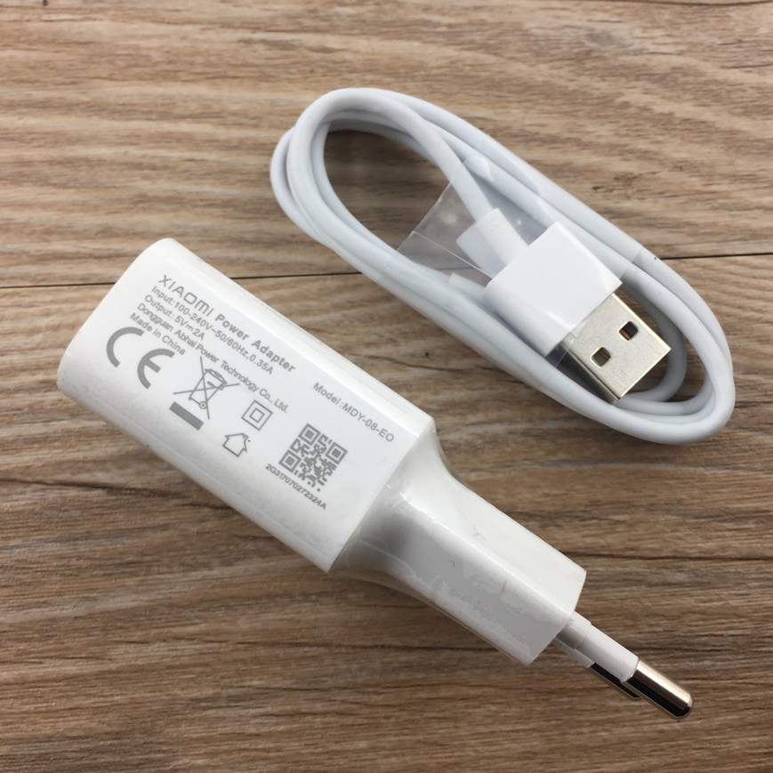 ORIGINAL 100% Xiaomi Charger MDY-08-EO MICRO USB / MDY-08-EI USB TYPE C 18 WATT 2A - Casan