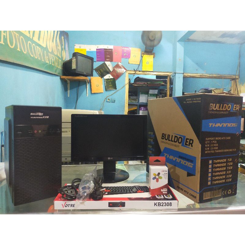 Paket Komputer Fullset Haswell core i5 Ram 4gb Hdd 500gb lcd 16&quot; wide