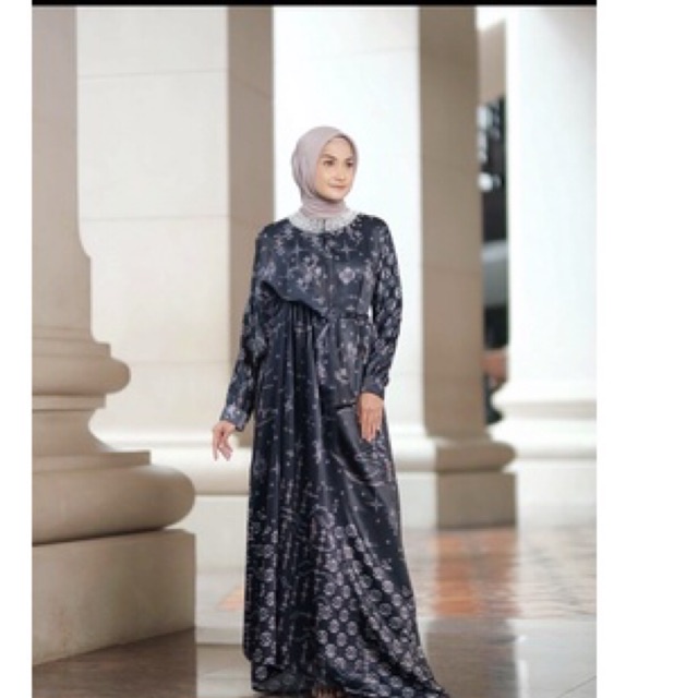 Semesta Dress Navy Vanilla Hijab