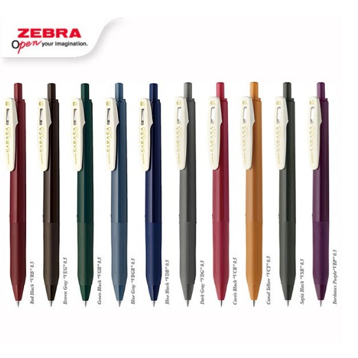 

BALLPEN GEL SARASA CLIP VINTAGE 0.5 ZEBRA ORIGINAL