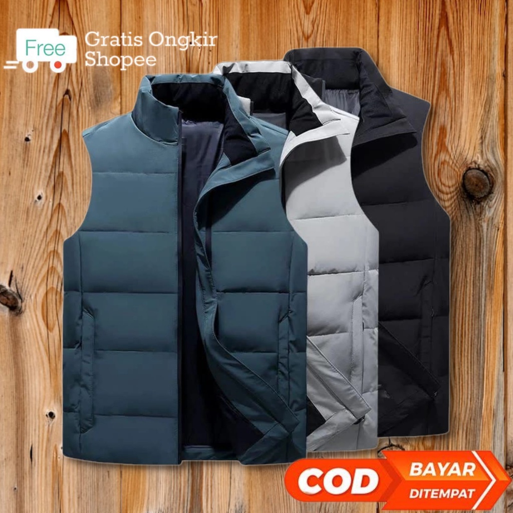 jaket rompi tebal/rompi vest motor anti angin