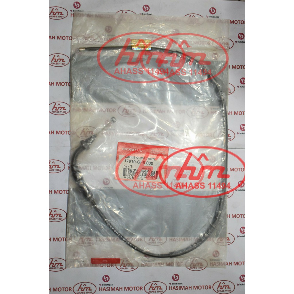 KABEL GAS HONDA WIN ORIGINAL - KODE PART: 17910GF6000