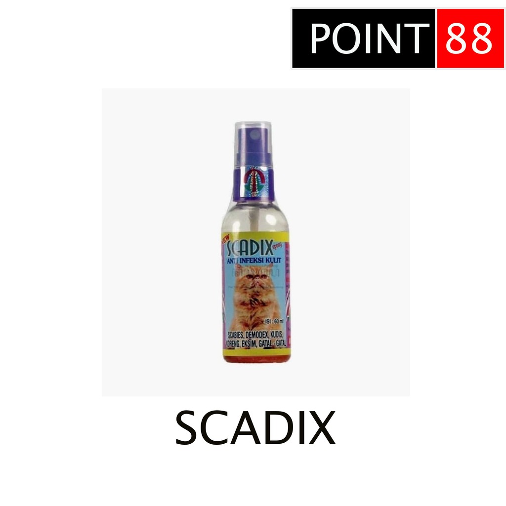 Obat SCADIX SPRAY 60ml Luka Infeksi, Bernanah, dll