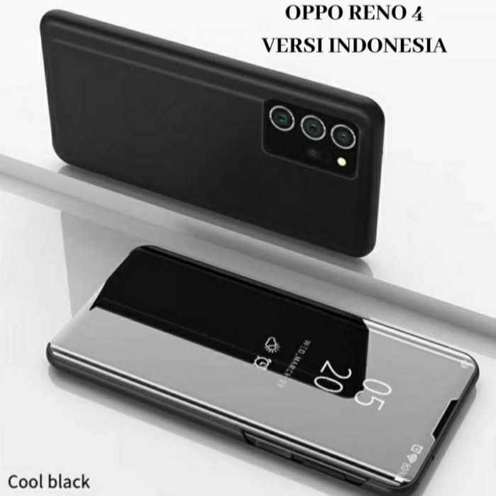 OPPO RENO 4 2020 FLIP CASE CLEAR VIEW STANDING COVER