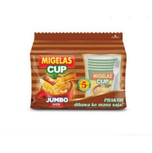 

Migelas Cup Jumbo Ayam Bawang (Isi 5 bungkus x 41gr)