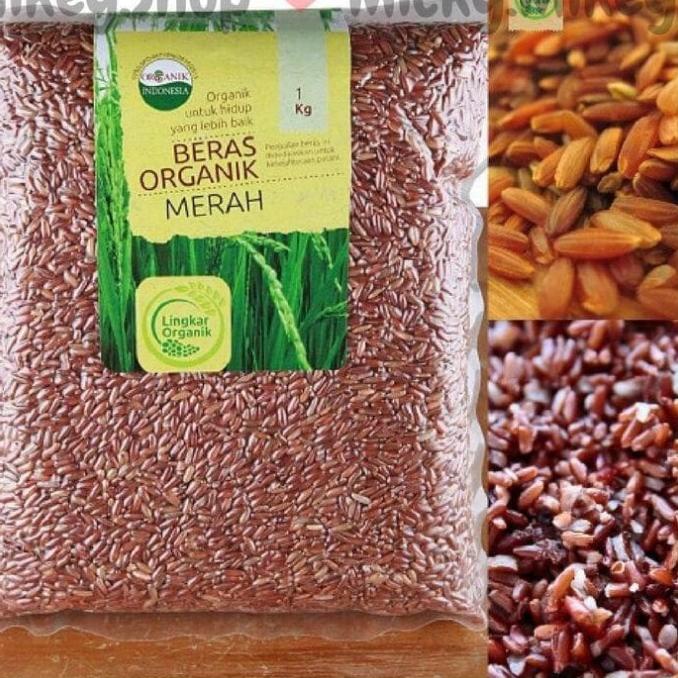 

W2Fit Beras Merah Organik 1 Kg Vakum Lingkar Organik