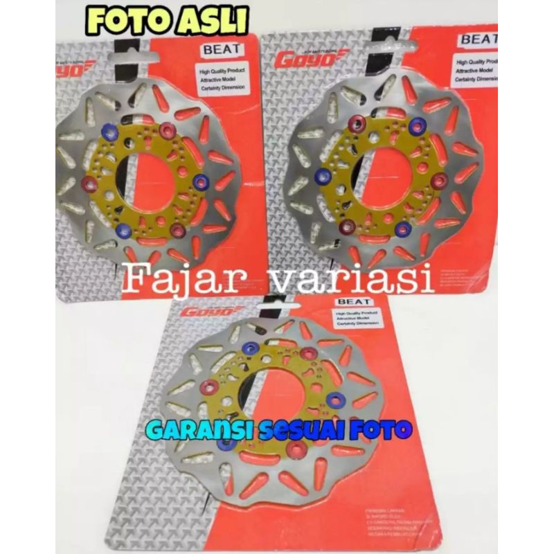 piringan cakram/cakram beat motif warna disc breket motor Vario scoopy spacy all beat