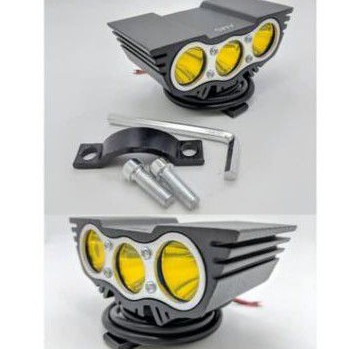 LAMPU TEMBAK SOROT KUNING 3 MATA NMAX XMZX LEXI AEROX ADV DLL