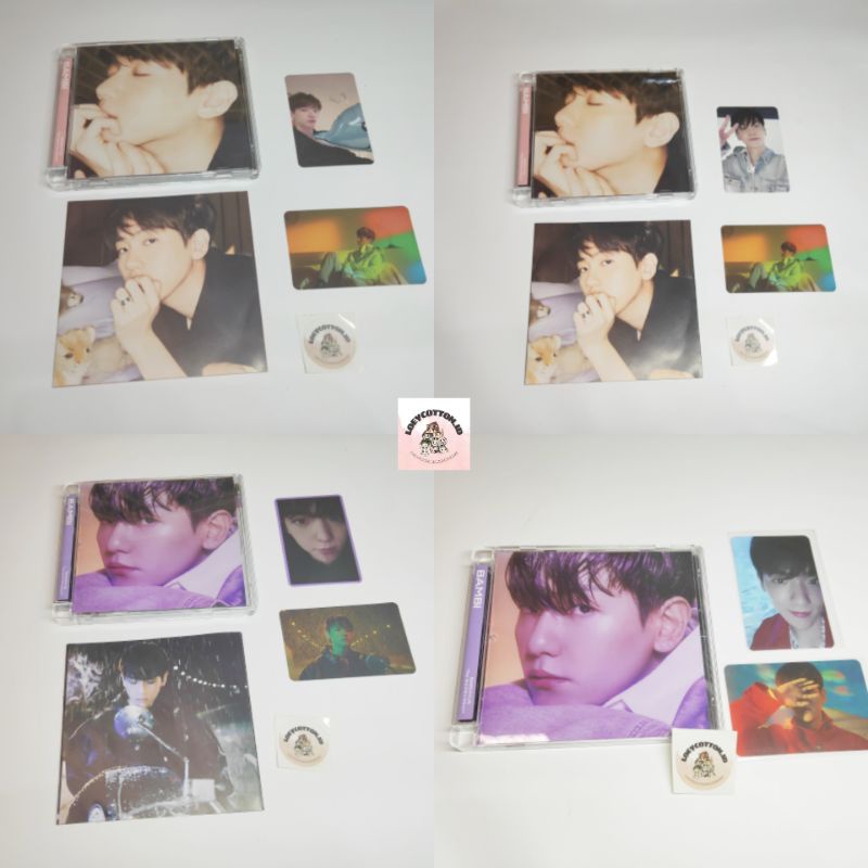 JEWEL CASE BAMBI UNSEALED BAEKHYUN ALBUM