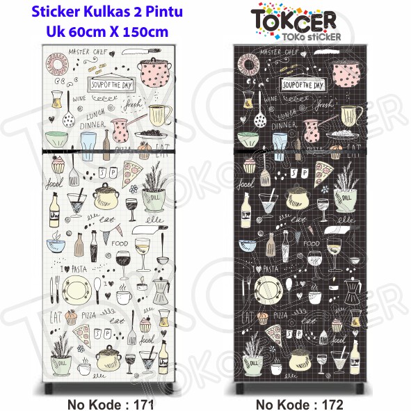 Stiker Kulkas 2 Pintu Masterchef