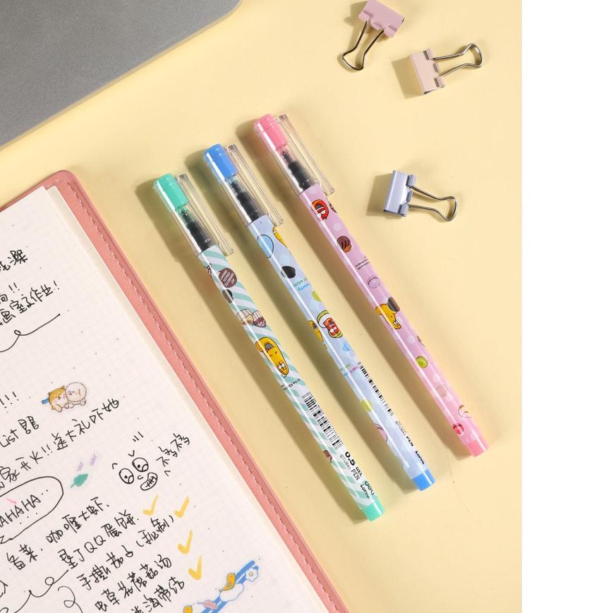 

Paling Baru Deli School Gel Pen / Pulpen Gel Kartun Larva 0.5mm Isi 12 pcs Tinta Hitam Tiga Variant Gambar EG32 D94~