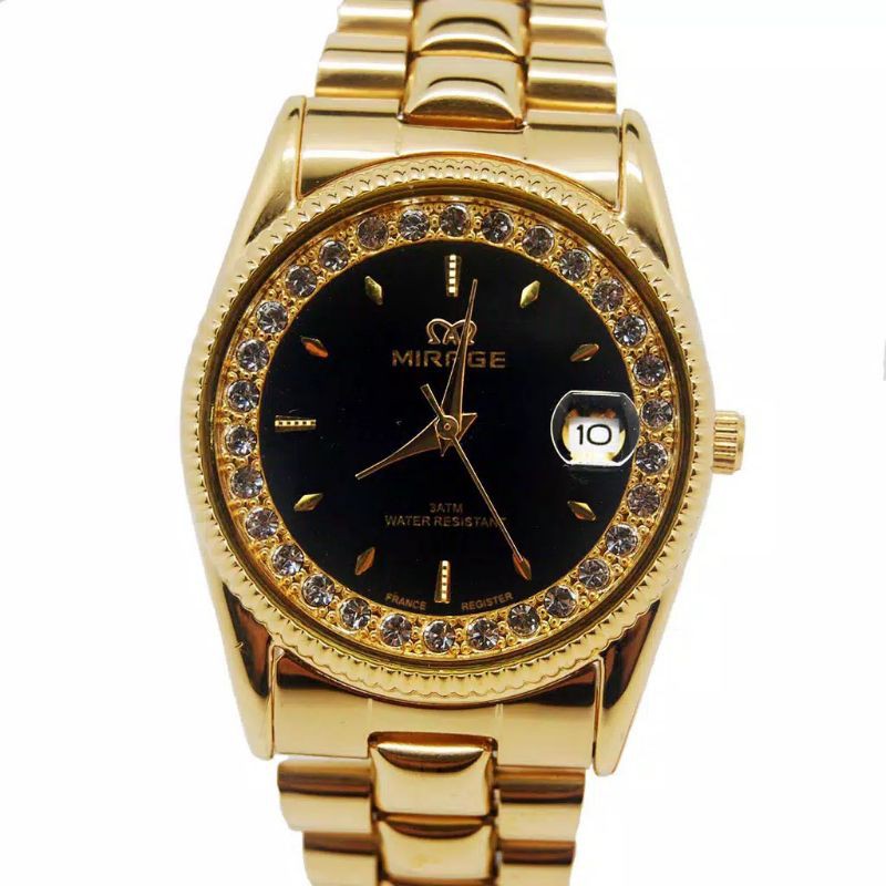 MIRAGE JAM TANGAN WANITA ORIGINAL STAENLESS GOLD