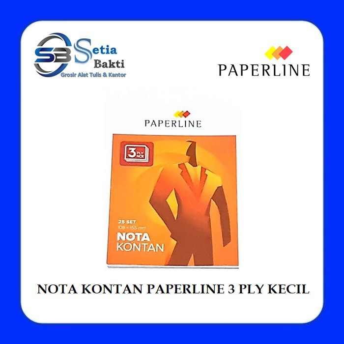 

PAPERLINE Nota Bon Kontan K3 - 3 Ply Kecil NCR