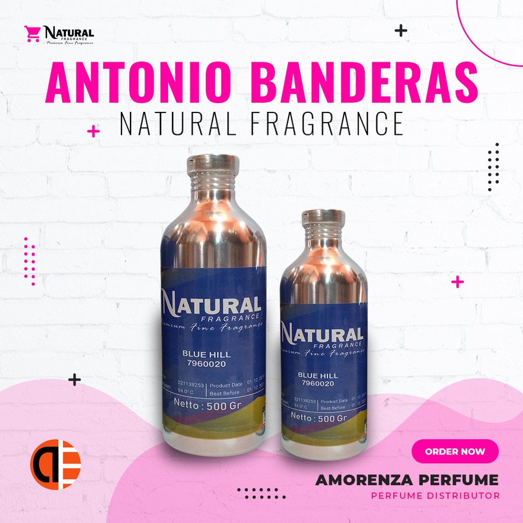 BIBIT PARFUM MURNI ANTONIO BENDERAS - CALDERA NATURAL FRAGRANCE SEGEL PABRIK