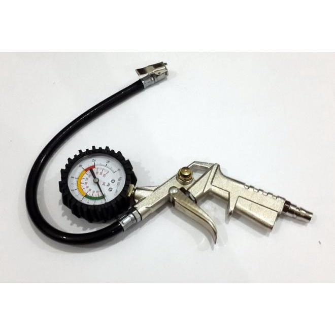 Kepala Kompresor Pompa Angin Dengan Pengukur Tekanan