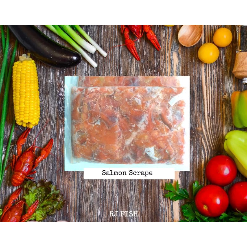 

Salmon Scrape Meat Fresh Beku RJ Fish 1Kg