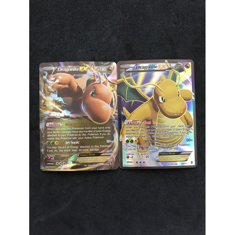 Kartu Pokemon TCG Basic Dragonite EX Collections (harga/kartu)