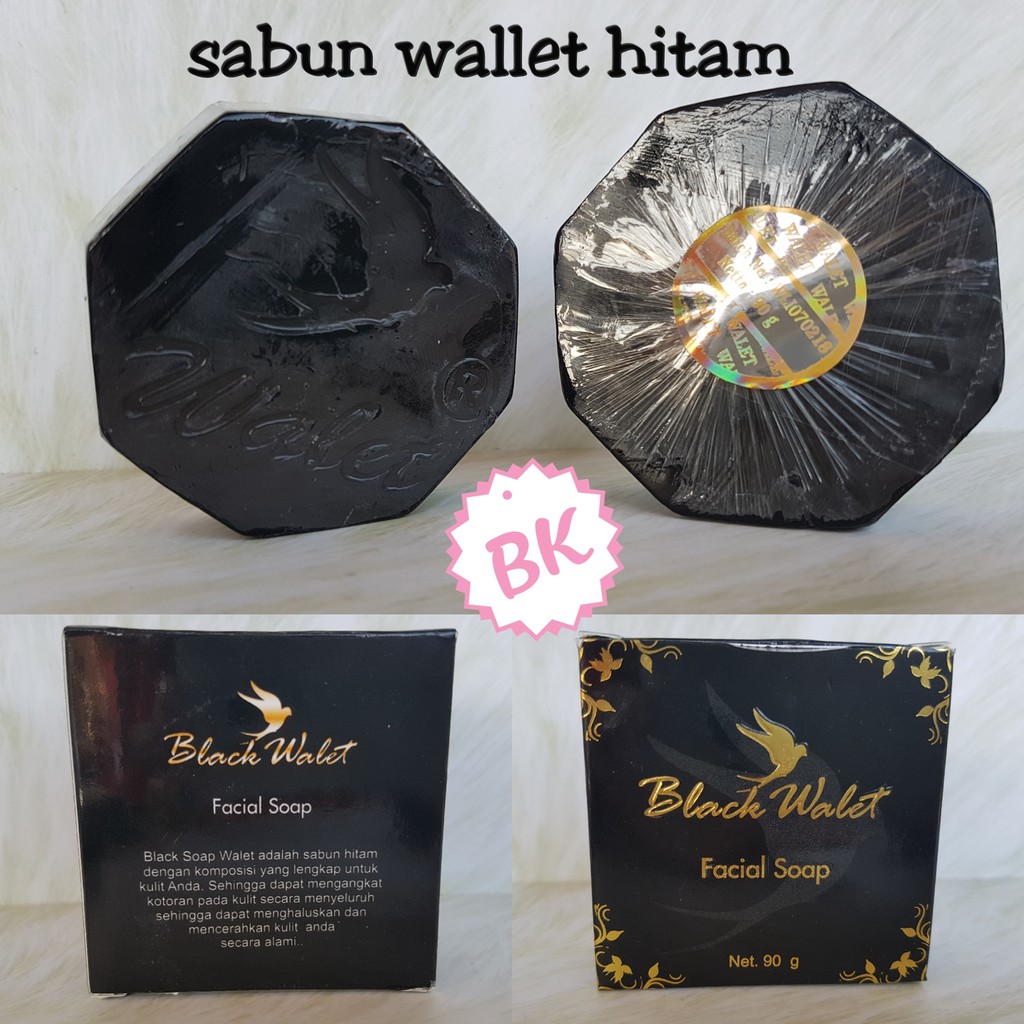 BLACK WALET FACIAL SOAP BPOM - SABUN FACIAL BLACK WALET ORIGINAL BPOM