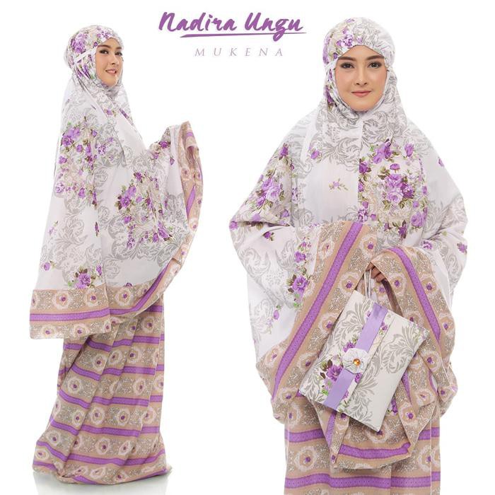 MUKENA BALI DEWASA NADIRA TAS PESTA UNGU