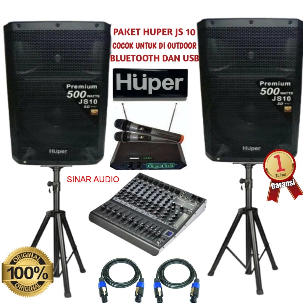 PAKET SOUND SISTEM HUPER JS10 SPEAKER HUPER JS 10 UNTUK DI OUTDOOR DAN INDOOR