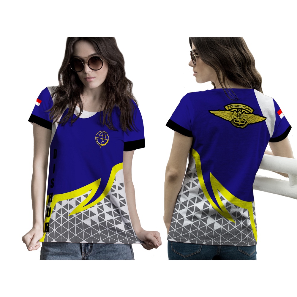Utamamedia - Kaos Dishub Wanita / Kaos Dishub Lengan Pendek / Kaos Dishub