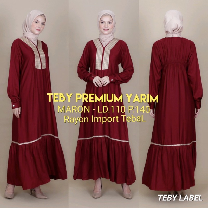 Daster arab Teby Premium Yarim-2