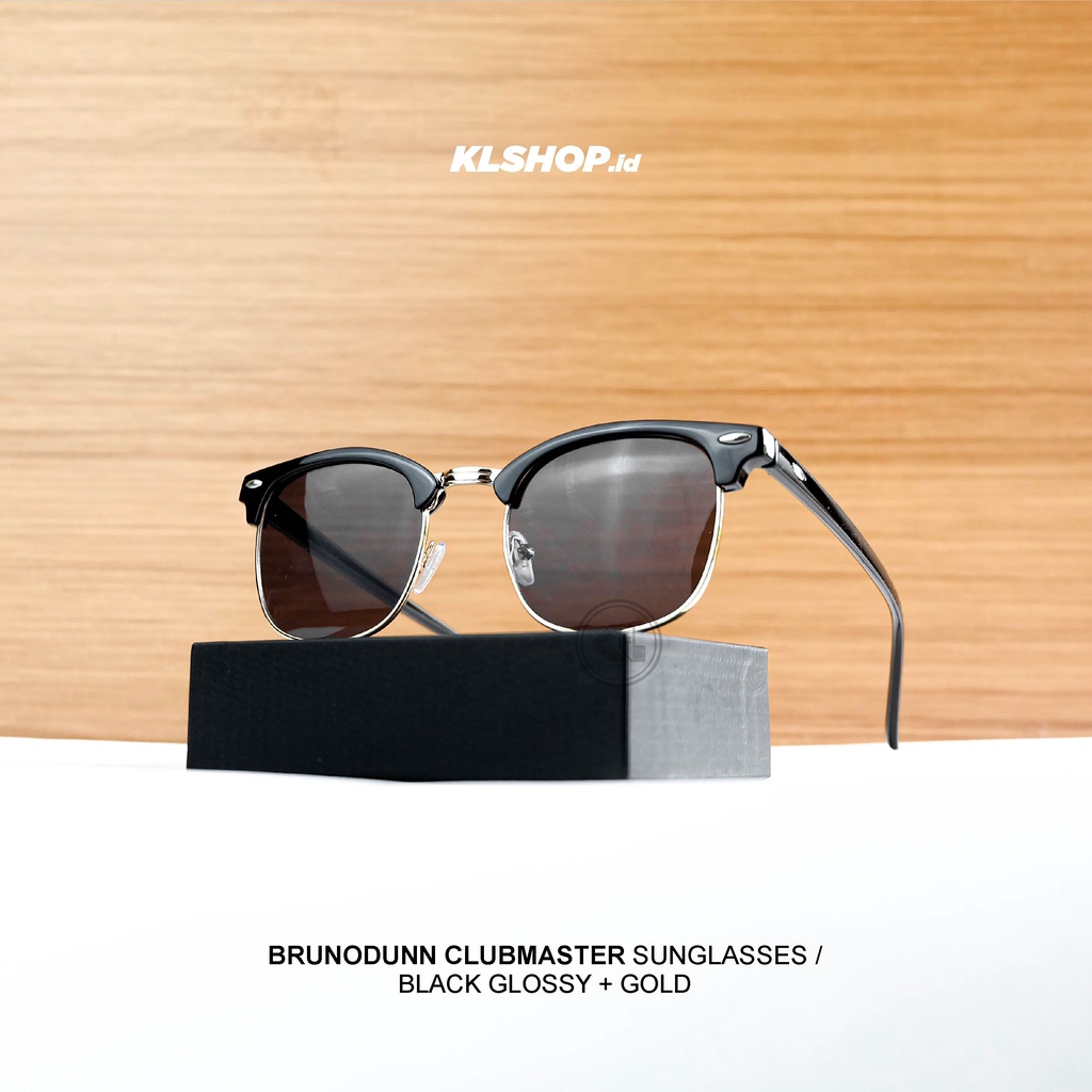 CLUBMASTER BD RB SUNGLASSES BLACK GOLD