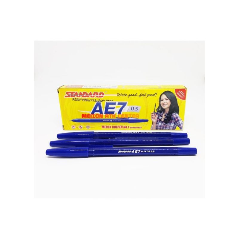 

BIRU | Standard Pulpen AE7 0.5 (Pulpen) warna Biru /pcs