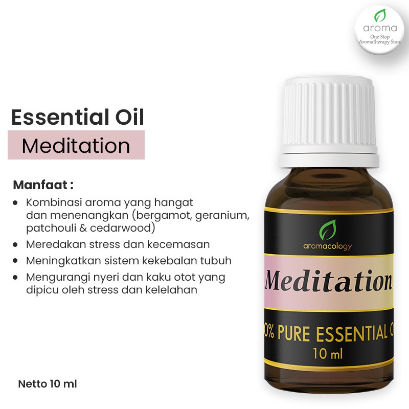 Essential Oil Aromatherapy Aromacology - Meditation 10ml