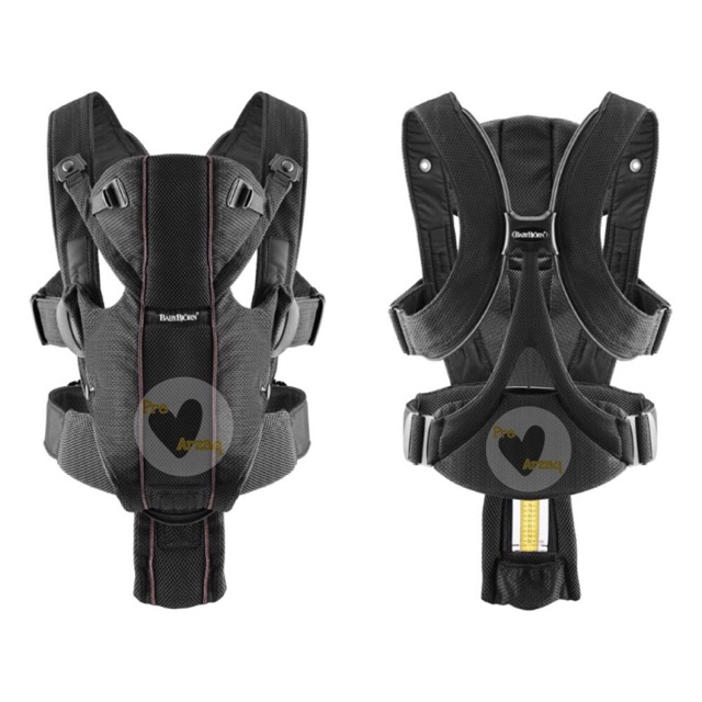 Pre❤️Ori BabyBjorn Baby Carrier Miracle Airy Mesh BLACK
