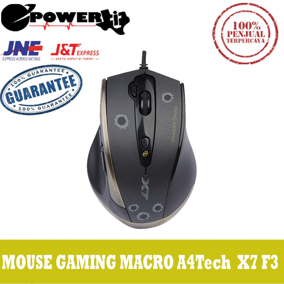 Mouse Gaming A4Tech  X7 F3 V-Track Macro