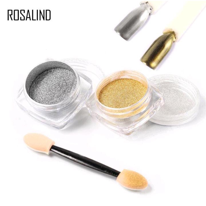 ROSALIND MIRROR POWDER KUTEK NAIL ART / GLITTER POWDER / SERBUK GLITTER / KUTEK KUKU