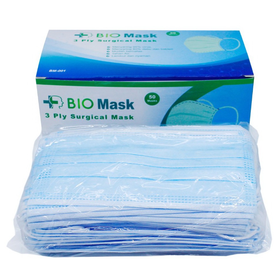 

MONTANA MASKER BIOMASK 3 PLY / DEPKES RI / RETAIL ISI 20 PCS (TANPA BOX)