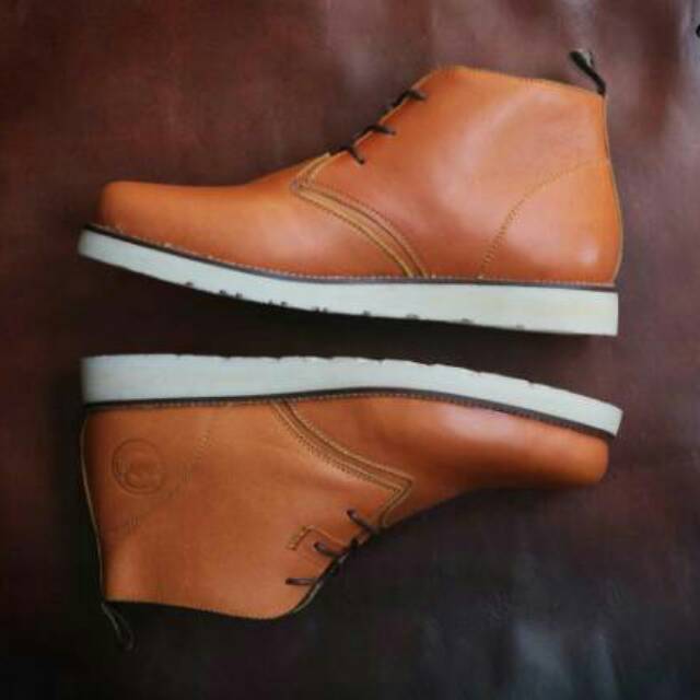  Sepatu  Kulit  Pria  Handmade  Boot Casual Bradley s Massimo 