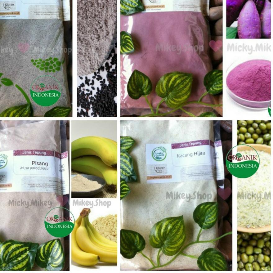 

NEW PRODUK ם Tepung MPASI 500gr Organik Beras Merah/Putih/Coklat/Hitam/Ubi Ungu/Pisang/Garut Arrowr