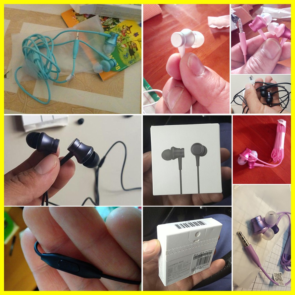 Xiaomi Piston 3 Colour Edition Earphone Redmi Mi Note 1 2 3 3s 4 4x 5 4c 6