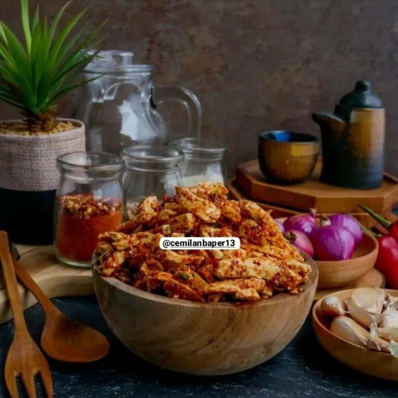 

Basreng pedas daun jeruk