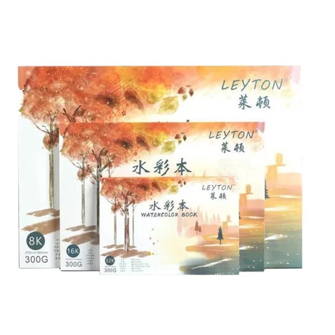 

Leyton Cellulose Watercolor Book 300Gsm 27X19.5Cm