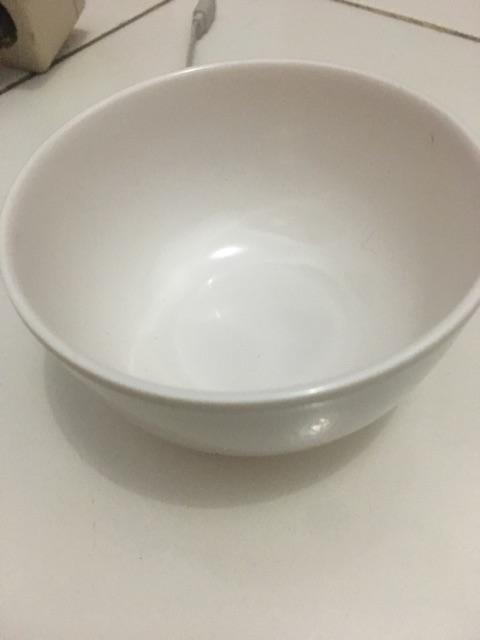 W0704 Mangkok / Mangkuk Melamin Kaki 4 Inc Putih Gading Golden Dragon