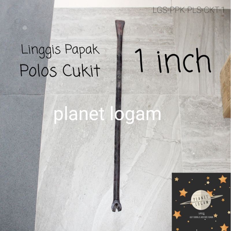 Linggis Besar Papak Polos Panjang 90 cm Uk. 1"