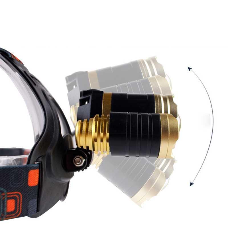 Senter Headlamp Cree XM-L 3T6 10000 Lumens / Senter Kepala Luby LED 5 Mode Senter Anti Air Jarak Jauh 100 Watt / Headlamp Senter Outdoor Adventure Hiking Pendaki Gunung Cahaya Putih / Senter Cas Casan usb Tahan Lama / Lampu Kepala Sorot Jauh LED Murah Ori