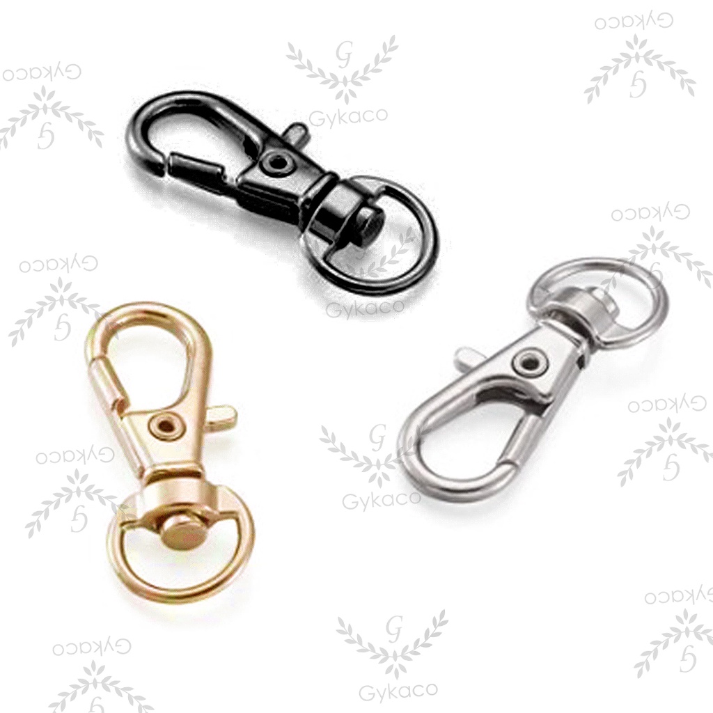 Ring Kaitan Udang 1 cm (A) / Cantolan / Gaitan / Kewkew - Aksesoris Tas &amp; Dompet Wanita Fashion (IMPORT)