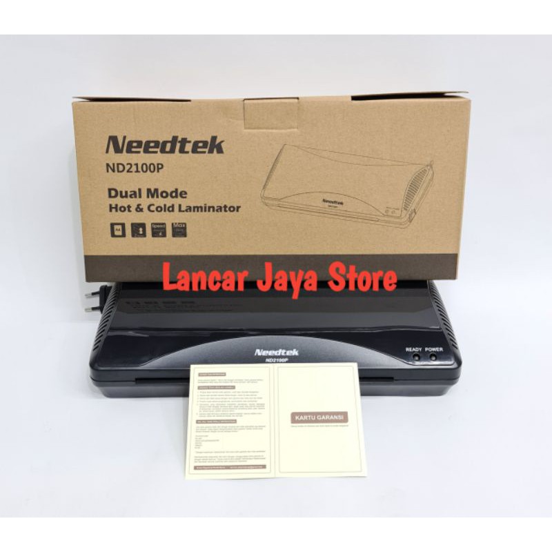 Mesin Laminator/Mesin Laminating Needtek ND2100P Hot &amp; Cold Ukuran A4