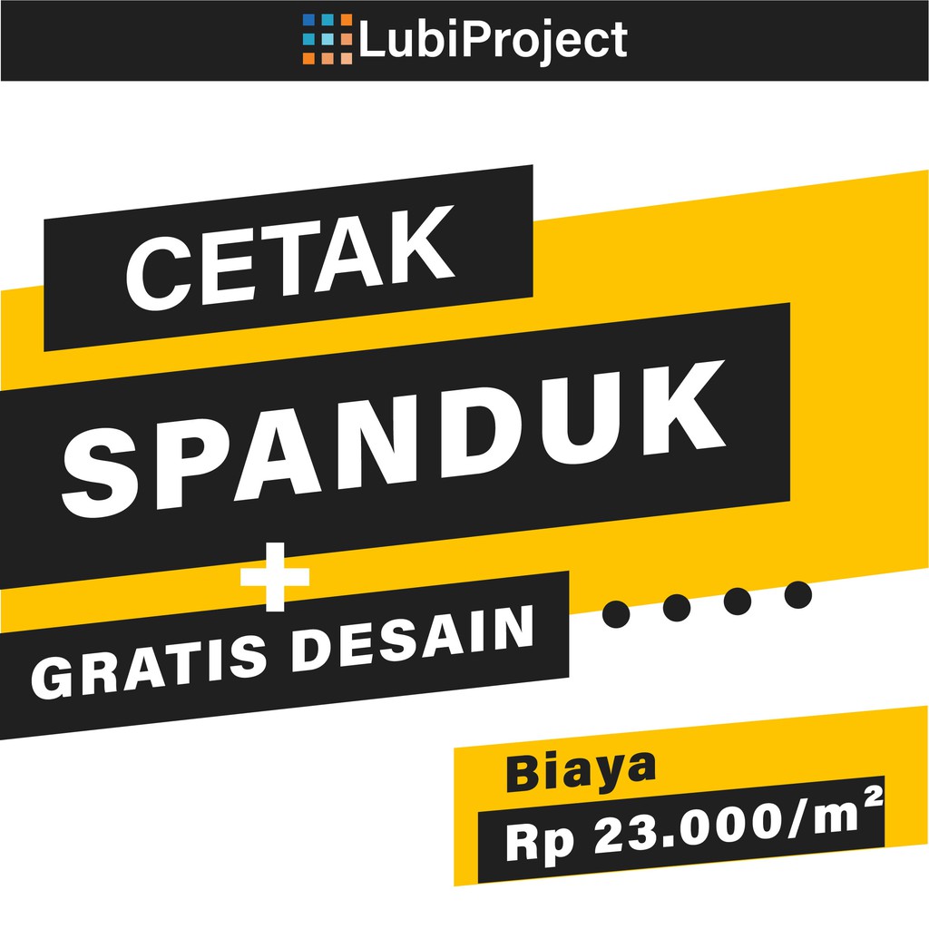 Cetak Banner / Spanduk Toko + Gratis Jasa Desain