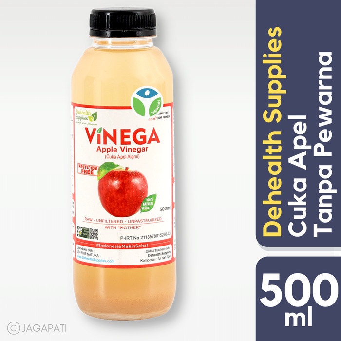 

Jual Dehealth Supplies - Vinega Apple Vinegar 500Ml - Cuka Apel - Murni
