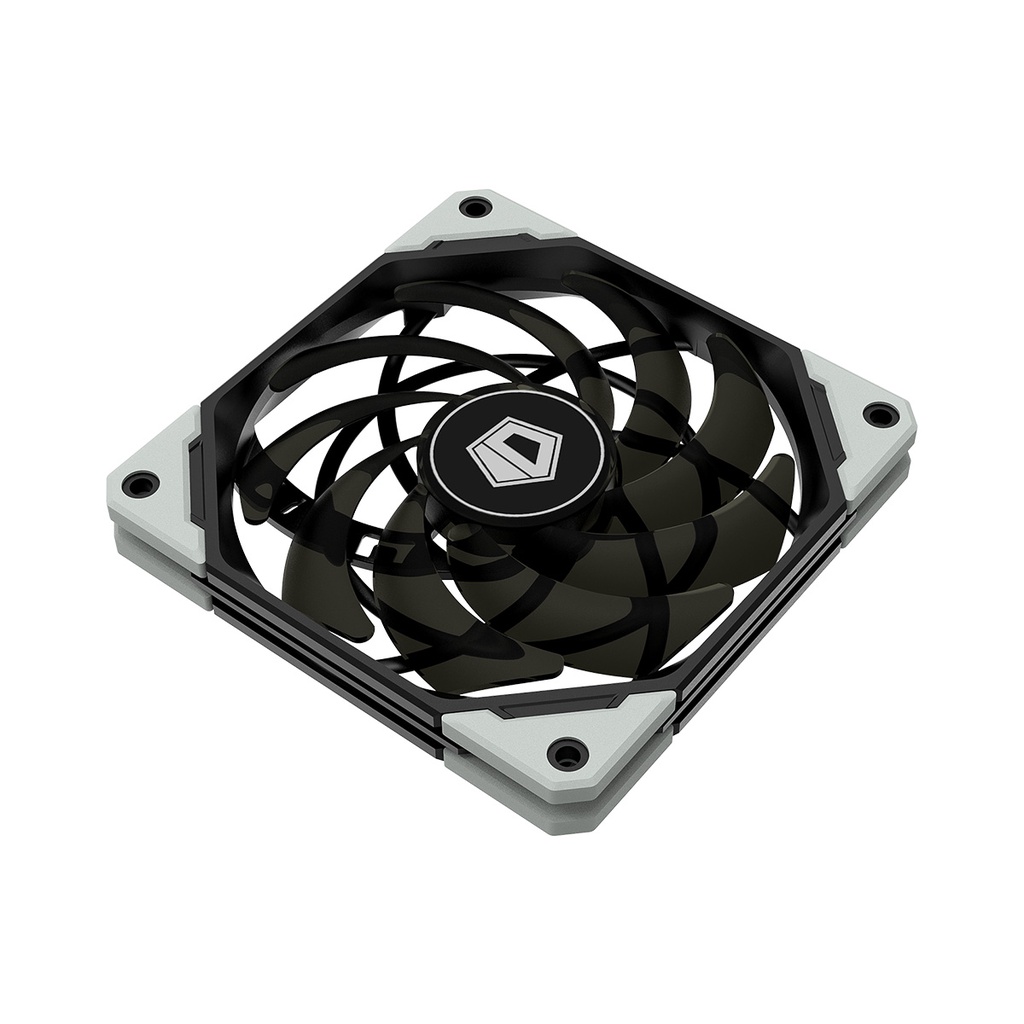 ID-Cooling NO-12015-XT | 120mm Slim PWM Fan Kipas Casing Black Non LED