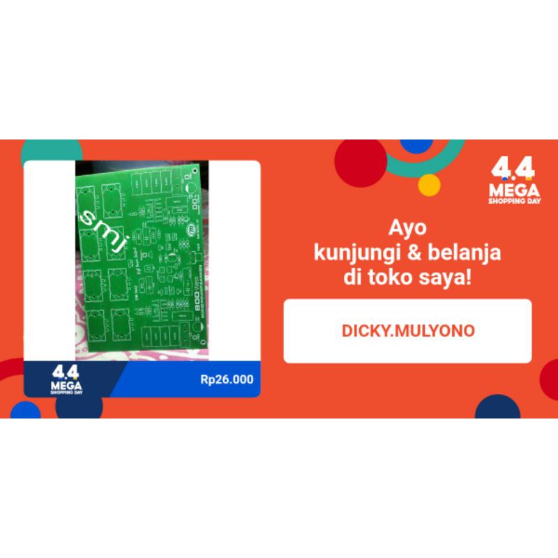 Pcb power amplifier 800watt Gm-1642